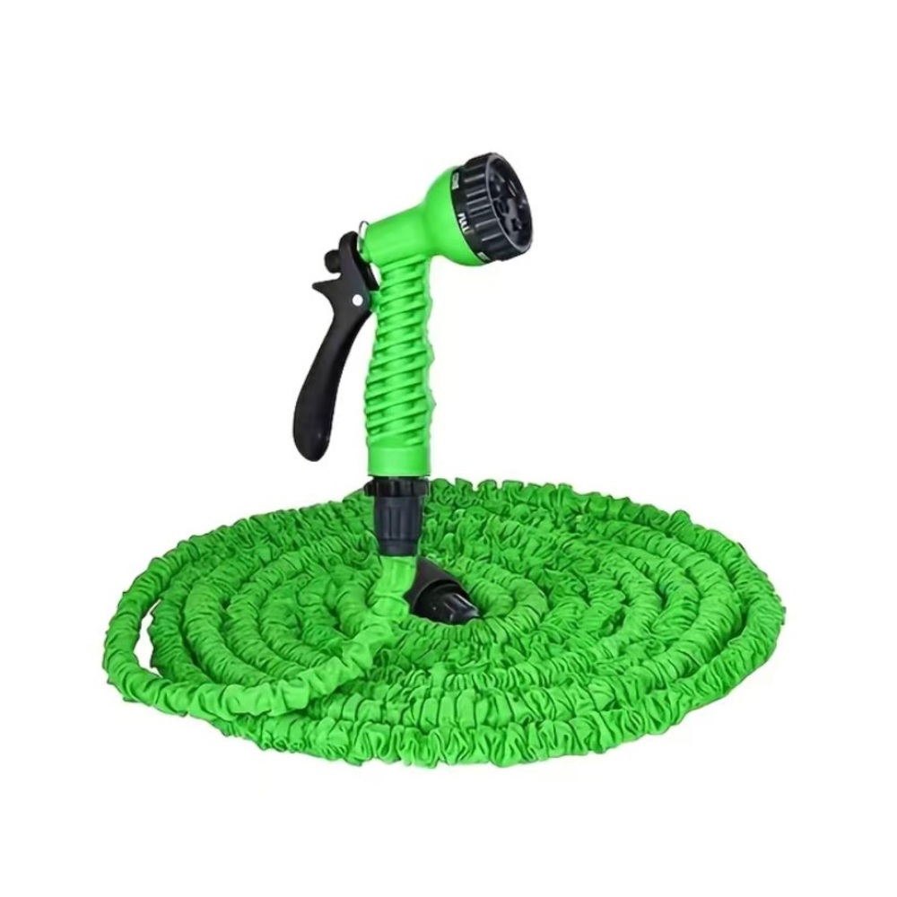100 Feet Expandable Garden Hose with Multi-Function Spray Nozzle